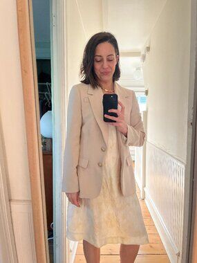 J. Crew Willa Blazer in Light Khaki City Crepe Size 0